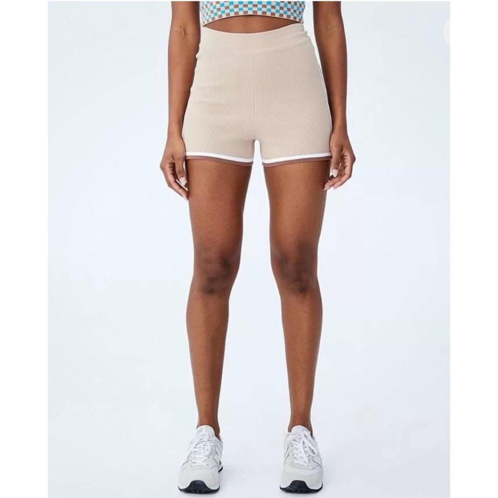 Cotton On Body Women’s Summer Knit Bike Shorts Sesame Tan S $36